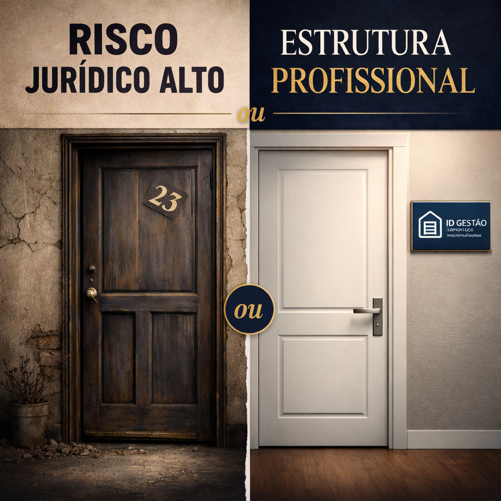 Risco Jurídico Alto vs Estrutura Profissional